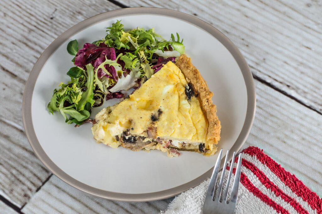 quiche thon salade